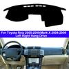 Car Dashboard Cover Dash Mat Carpet Cape For Toyota MARK X 2004 - 2009 Reiz 2005 - 2009  Auto Sun Shade Anti-Sun UV Anti-dirty