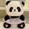 Good Quality Cartoon Panda Plush Toys Cute Elegant Cozy Panda Doll Wearing Princess Dress Sweater Kids Gift Multiple Styles