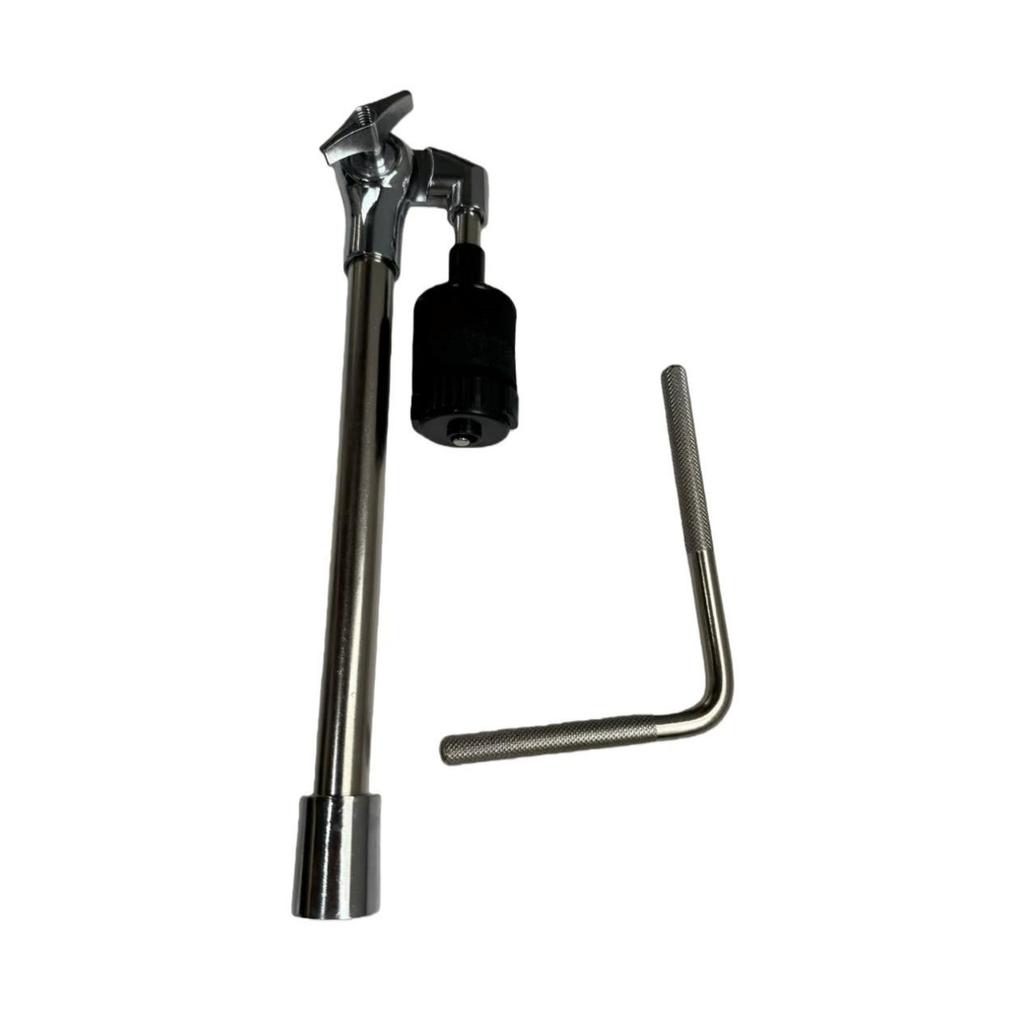 Slanted Cymbal Expansion Bracket with Portable Rack for Drum Set Accessories