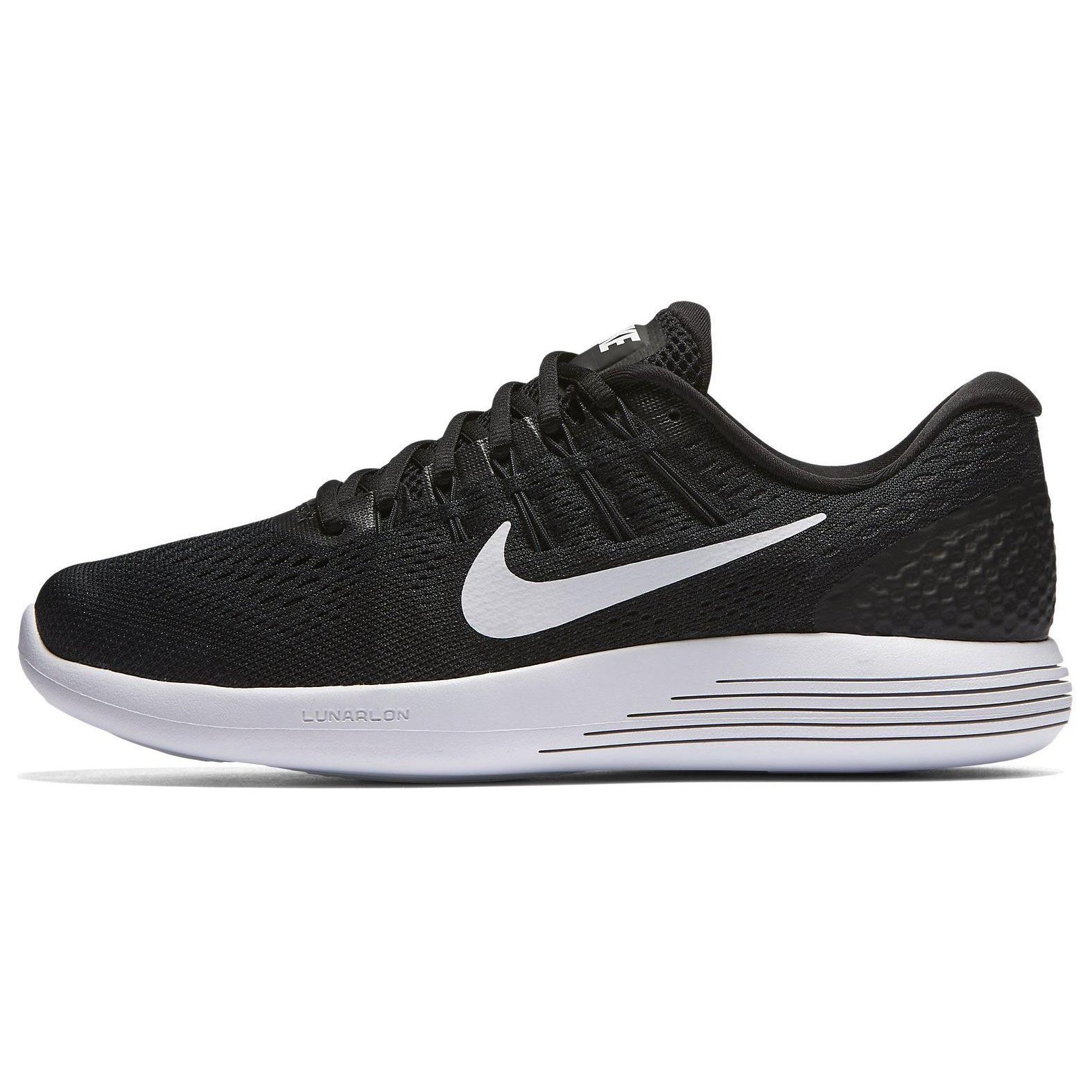 

Женские кроссовки Nike Lunarglide 8 черные бело-антрацитовые 843726-001