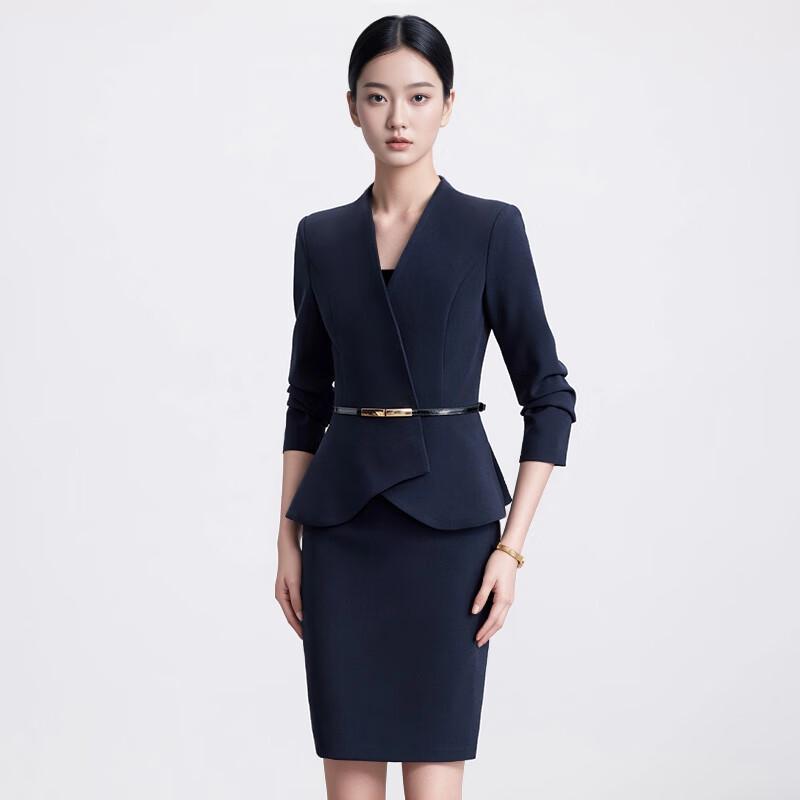 Женский профессиональный деловой костюм 4XL