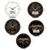 13inch Digital Azan Clock Retro Round Wall Clock with Alarm Clock Function & Year Data Temperature Prayer Time Display