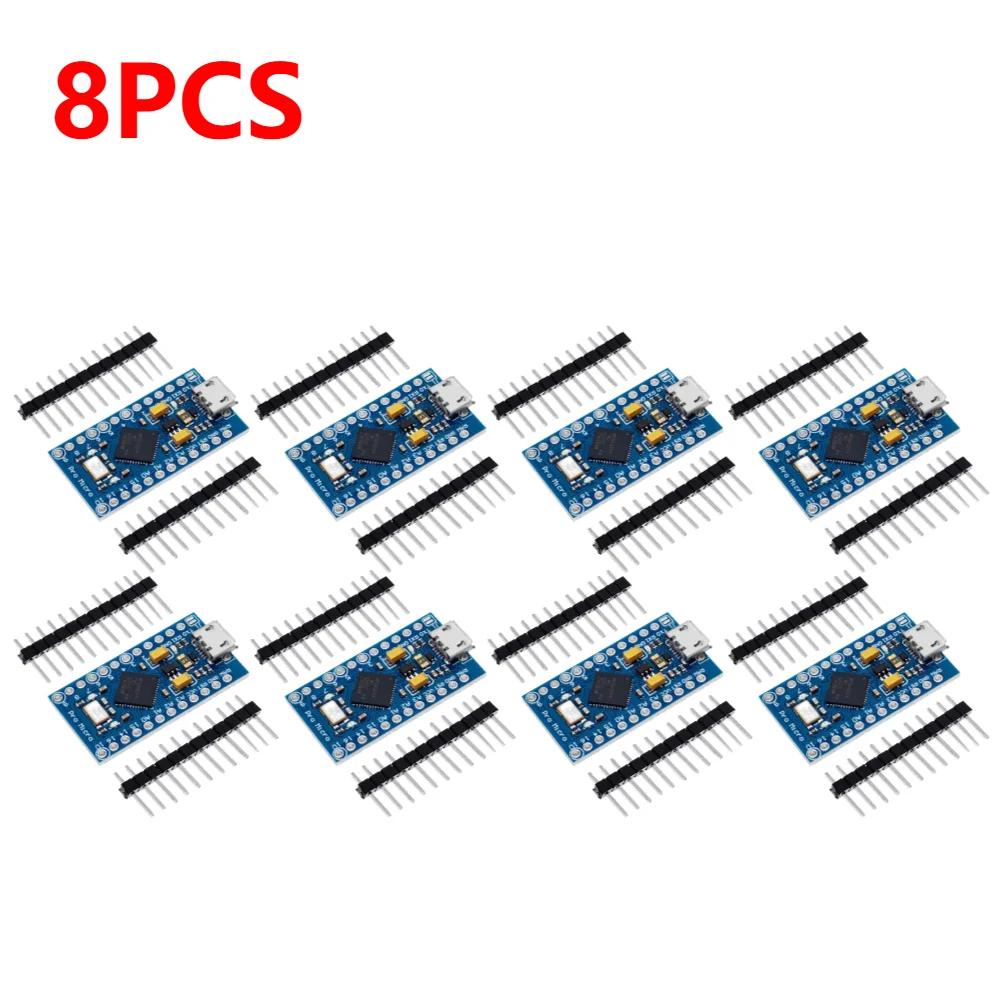 1-10x MICRO/TYPE-C USB Pro Micro for arduino ATmega32U4 5V/16MHz Module with 2 row pin header For Leonardo in stock best quality