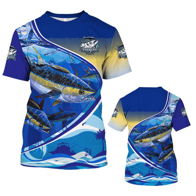 

2023 забавная мужская футболка с принтом рыболова, летние топы с 3d мужскими футболками, повседневная рубашка с короткими рукавами, футболка в стиле Харадзюку, пуловер с круглым вырезом XL
