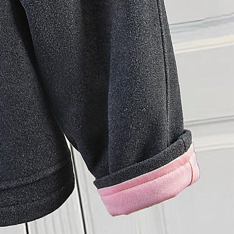 Women's Spliced Color Block Hooded Sweatshirt