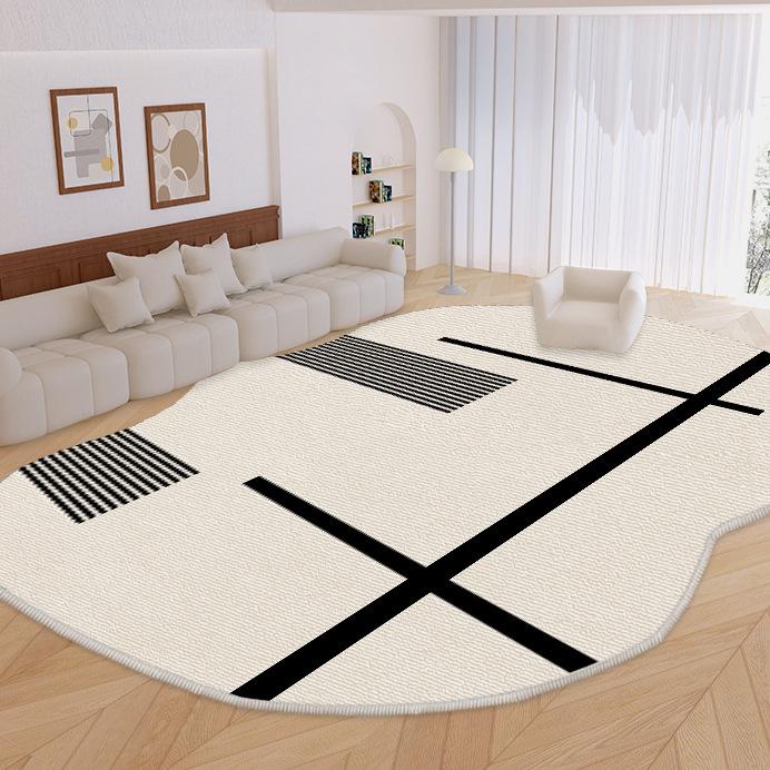 Living Room Irregular Carpet Simple and Anti Slip Sofa Office Mat Bedroom Coffee Table Carpet