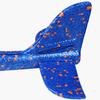Large Foam Glider with LED Lights EPP Hand Throw Airplane Toy for Kids Outdoor Flying Toy for Boys Girls Crash-Resistant Outdoor Play Gift for