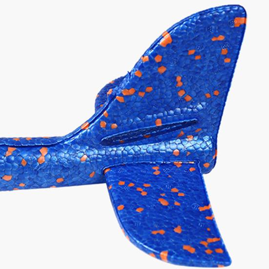 Large Foam Glider with LED Lights EPP Hand Throw Airplane Toy for Kids Outdoor Flying Toy for Boys Girls Crash-Resistant Outdoor Play Gift for