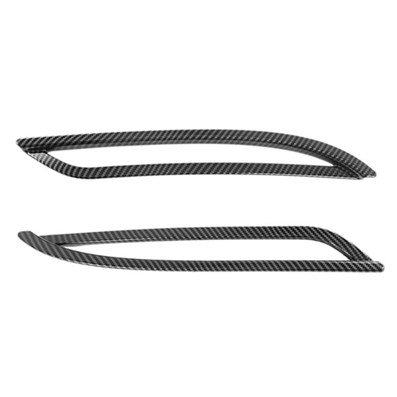 2Piece Car Rear Fog Lamp Cover Trims Styling Replacement Parts Accessories For Tesla Model Y