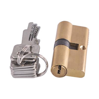 Cylinder Anti-Theft Lock 65 70 80 90 115mm Cylinder Biased Lock  Entrance Brass Door Lock Lengthened Core Extended 8 Keys