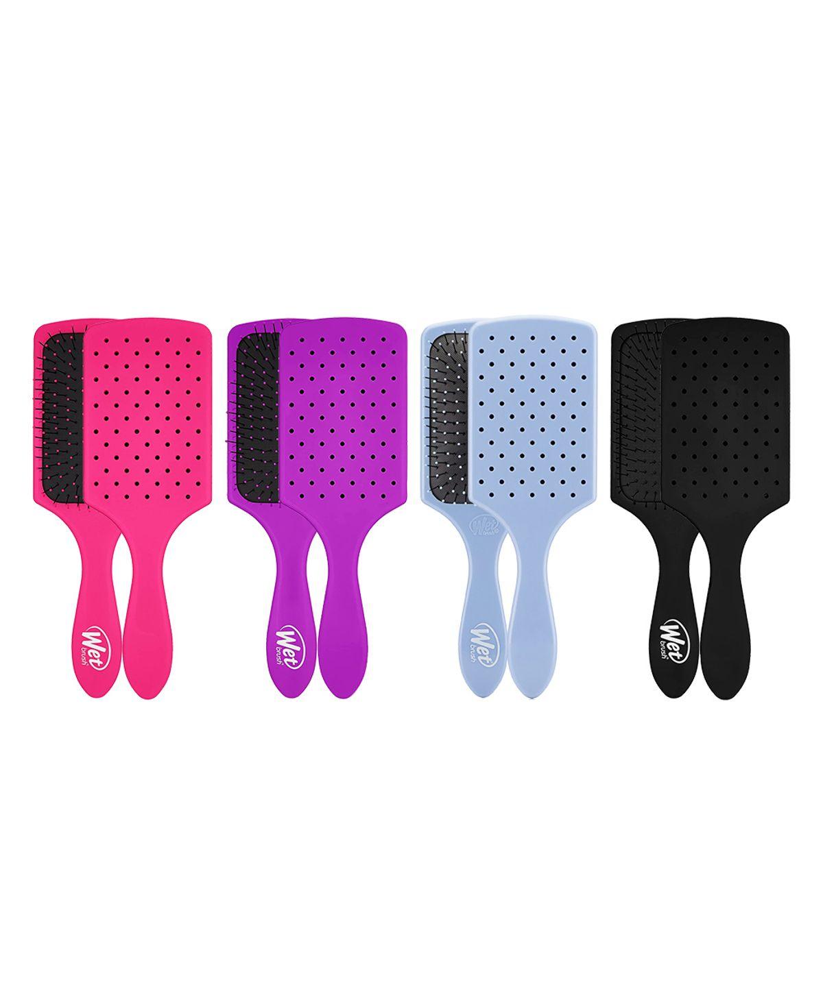 Hair brush paddle detangler pink