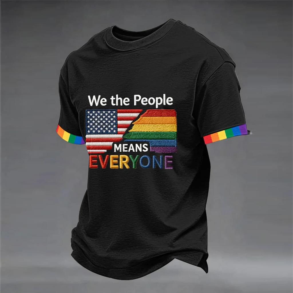 Men's Casual Round Neck Short Sleeve T-Shirt