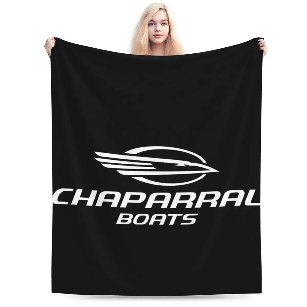 Chaparral Boats Logo POCKET SIDE Blanket Soft Warm Flannel Throw Blanket Cover for Bed Living Room Picnic Travel Home Couch