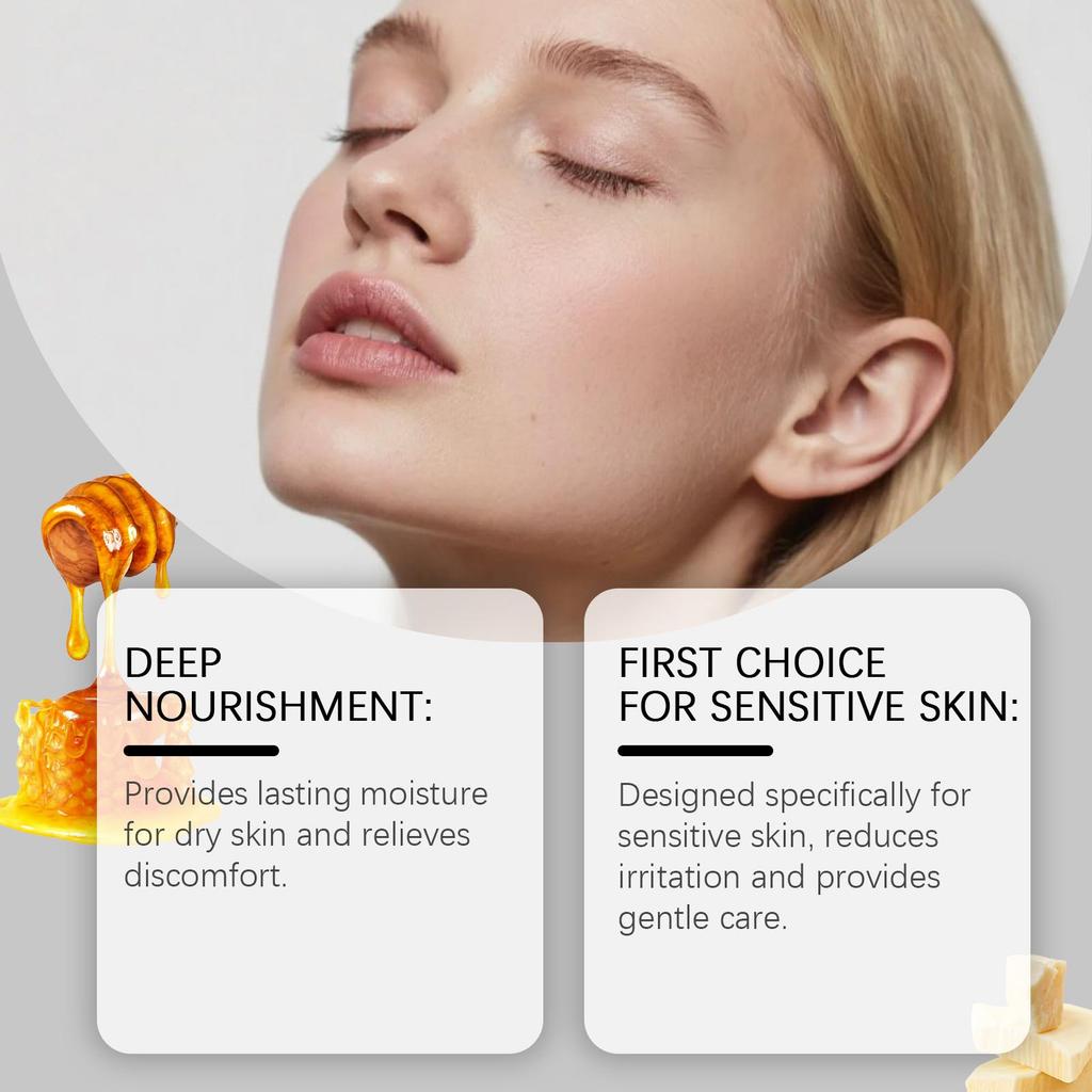 WoodSleep Honey Shea Butter Moisturizing Cream Deeply nourishes and locks in moisture for daily comfort care Hydrates dry skin 120g