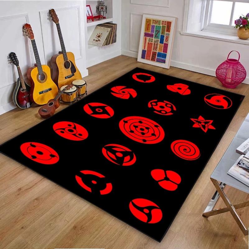 Japanese Anime Naruto Carpet Living Room Bedroom Kitchen Balcony Rug Non-slip Washable Mat Home Exquisite Home Ins Rug