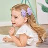 2Pcs Double Layer Glitter Bow Hair Clips for Girls Cute Grosgrain Ribbon Hair Accessories Children's Hairpins Bowknot Headwear