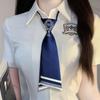 Unisex Japanese & Korean Academy Style No-Tie Uniform Collar Ornament - Fashion Tie for JK Girl Shirts