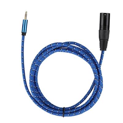 3 Meters 3.5mm Stereo Male To XLR Male Adapter Audio Cable Patch Cord Accessories