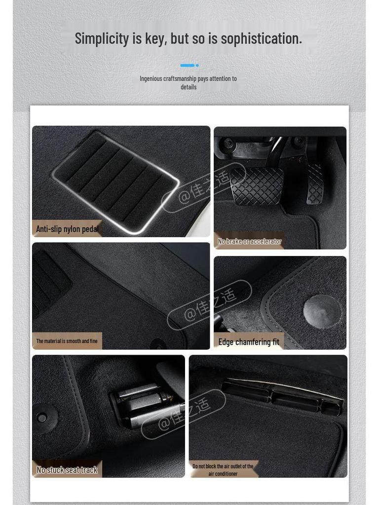 Velours Vloermatten voor Nieuwe & Oude BMW Modellen - Bestuurderskant, Beijing