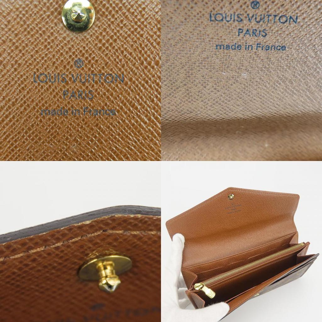Used LOUIS VUITTON Purse Portefeuille Sara M60531 Monogram Brown Bifold Wallet
