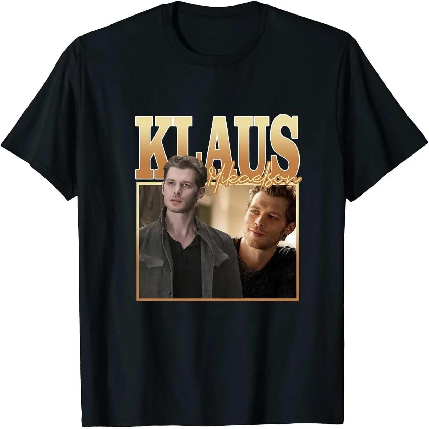 Klaus Mikaelson Cotton Men Woman Design Tv Series Shirt S