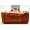 Men's Duffel Genuine Leather Vintage Overnight Carry-On Travel Luggage Gym Bag