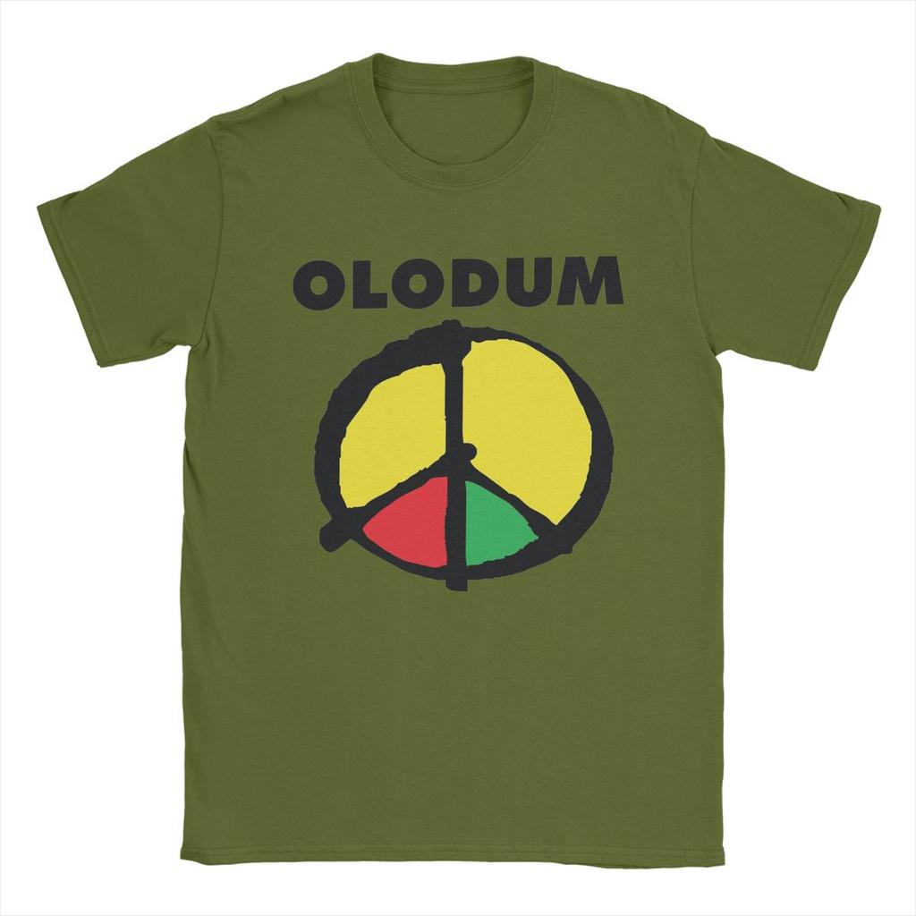 Olodum Ανδρικά T-Shirts Casual 100% Βαμβακερά Μπλουζάκια Στρογγυλή Λαιμόκοψη Κοντομάνικα T-Shirt Δώρο Ρούχα
