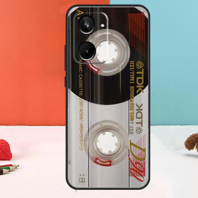 Retro Cassette Tape For Realme 15 Pro 10 11 12 13 14 Pro Plus GT6 GT7 C65 C67 C63 C61 C55 C51 C53 C35 C75 Case