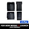 For Tesla New Model Y 2025 Launch Juniper ABS with Silicone Non-slip Mat Console & Armrest Storage Box Upper and Lower Watercup