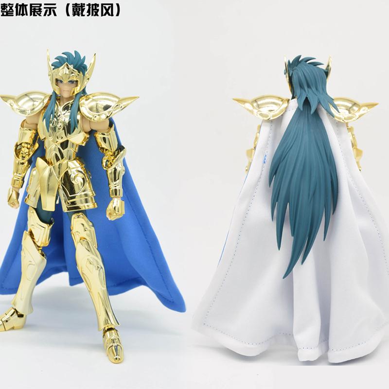 MST Saint Seiya Myth Cloth EXM/EX Metal Aquarius Camus With Hyoga Cygnus Head 24K Hades Gold Knights of the Zodiac Action Figure