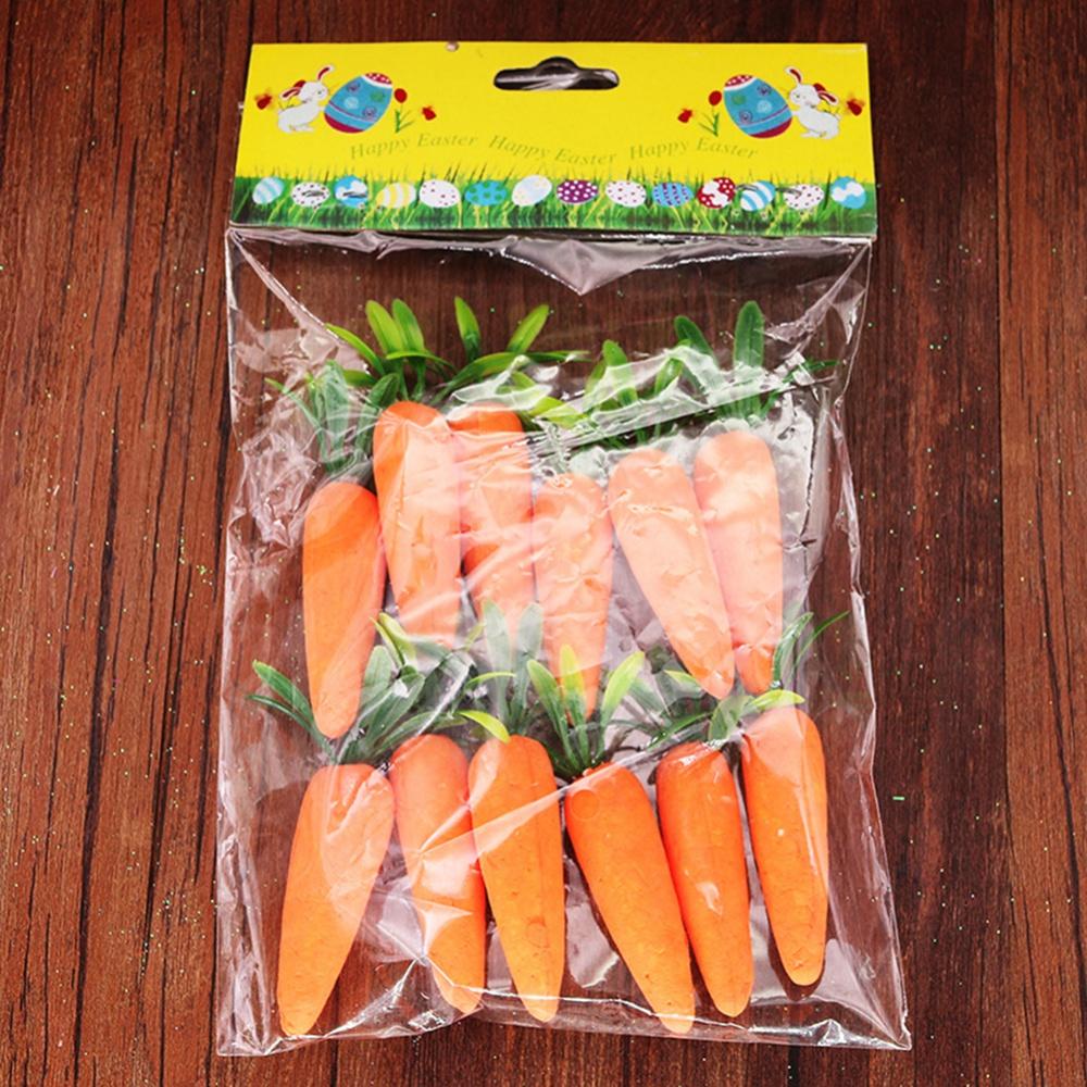 Easter Carrots Foam Hanging Decorations Artificial Carrots Ornament