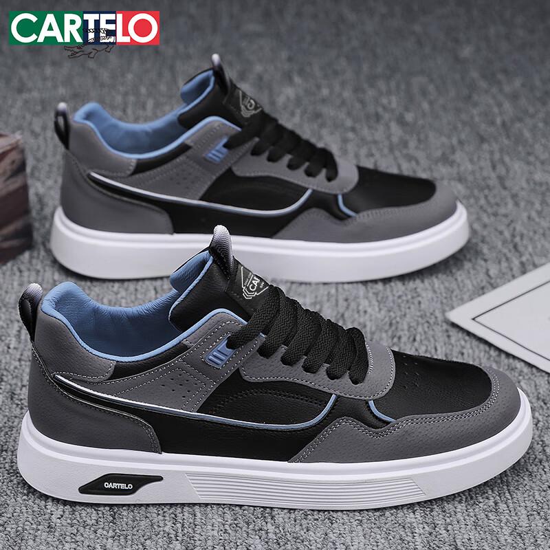 CARTELO Men s Trendy Casual Sneakers 44