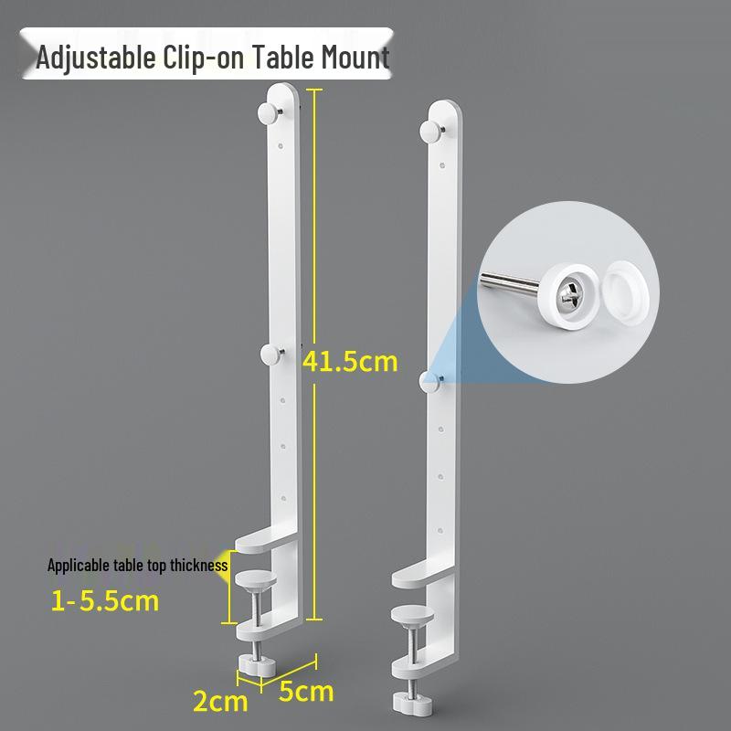 Desktop DIY Pegboard: Large Accessory Holder for Office or Home Desk, Clamp-Standing Storage, Hanging Rack, Countertop Decoration Display.