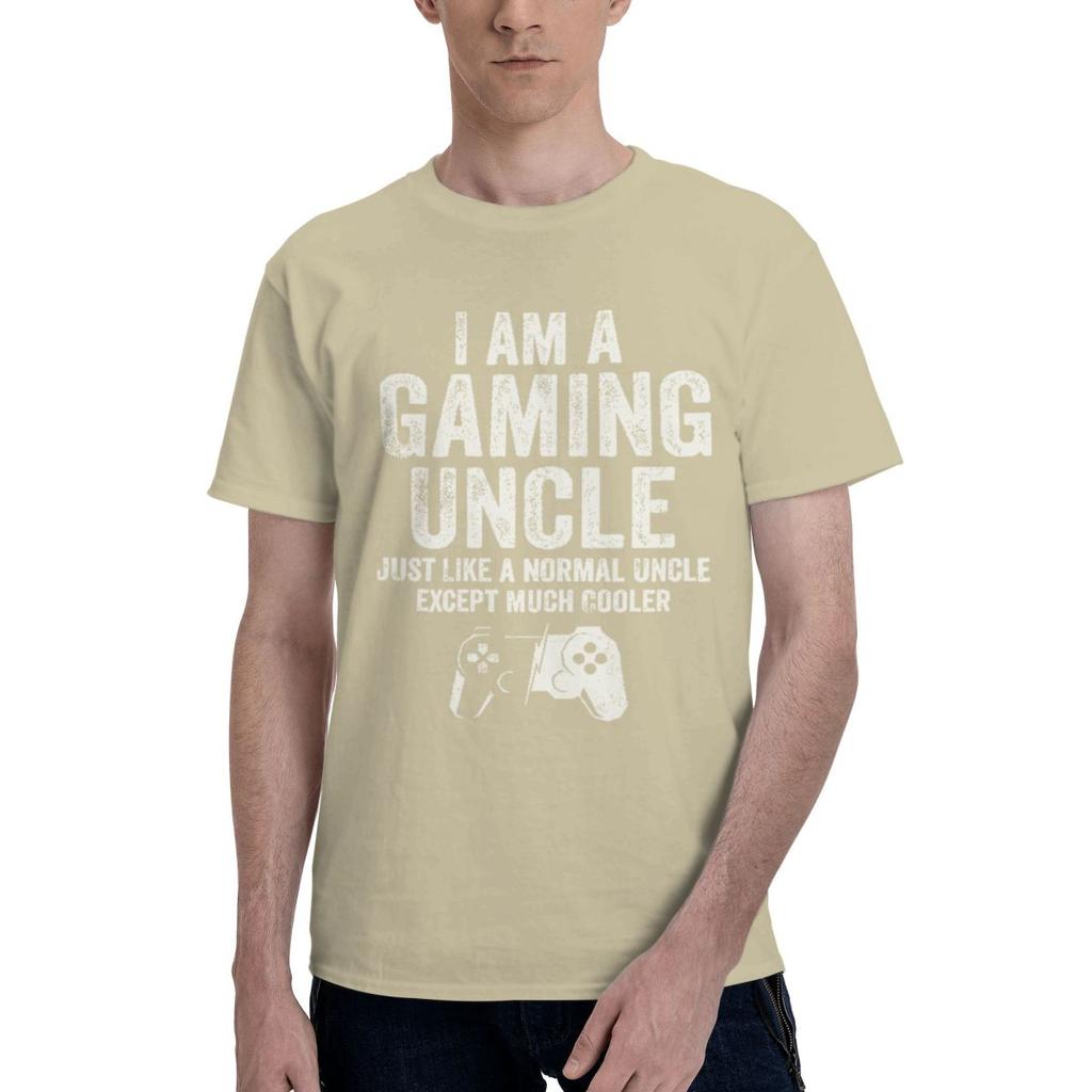 Gaming Uncle Funny 100 Cotton Casual Breathable Confortable Vintage New Gifts And TShirts Men Clothes