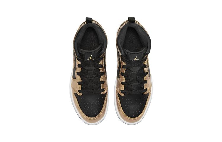 Jordan 1 Mid SE Metallic Gold Black PS DR6968-071