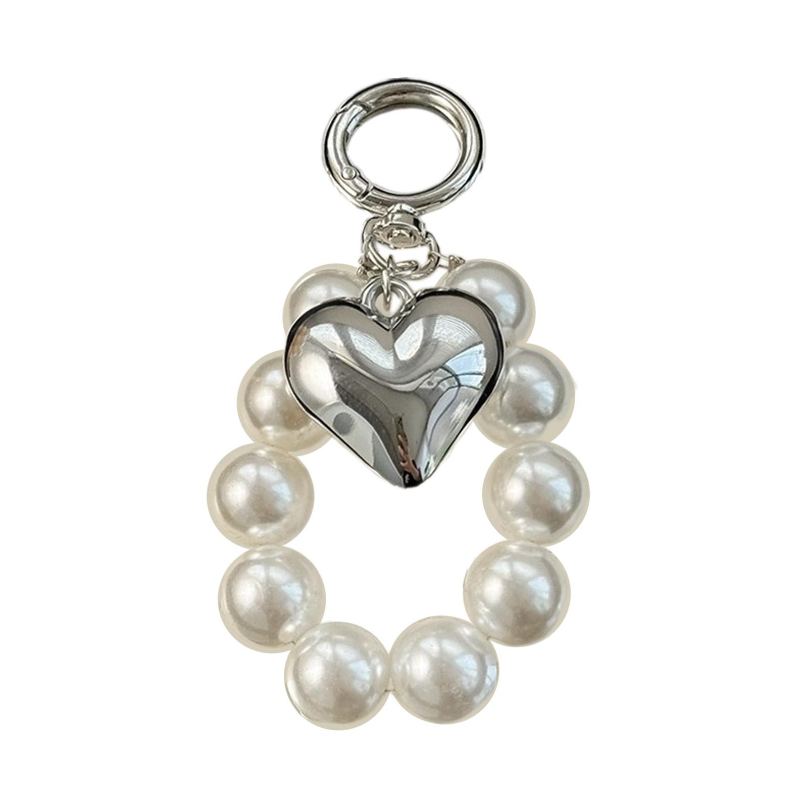 

Брелок-бантик из искусственного жемчуга, универсальная подвеска для сумки, рюкзака, автомобильного аксессуара, уникальный брелок для женщин и девочек 5