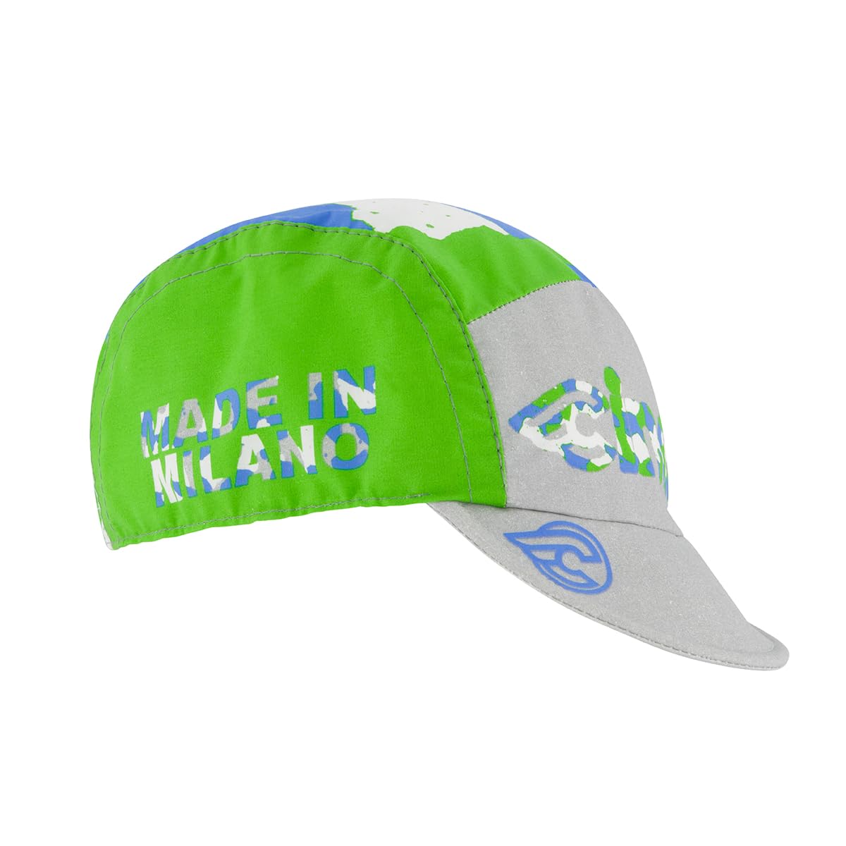 

Cinelli EXPLORER GLOBAL CYCLING GREEN AND BLUE Cap in Light and White Green, Blue, Gray,