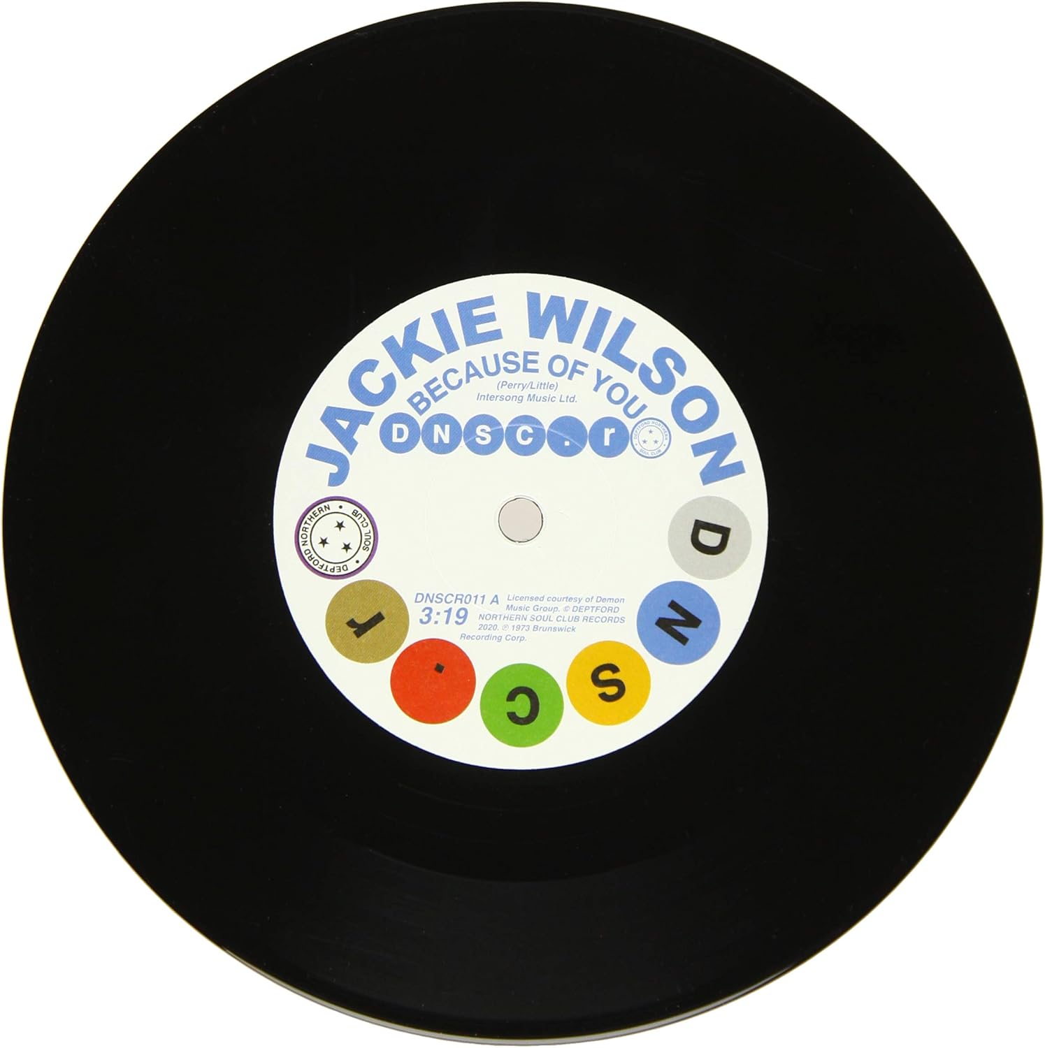 

7inch Record JACKIE WILSON / DORIS & KELLEY - Because Of You / You Don t Have To DNSCR011 Deptford Northe 2020 UK Soul/Funk