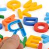 Children's Magnetic Uppercase Letter Stickers for Fun Early Education
