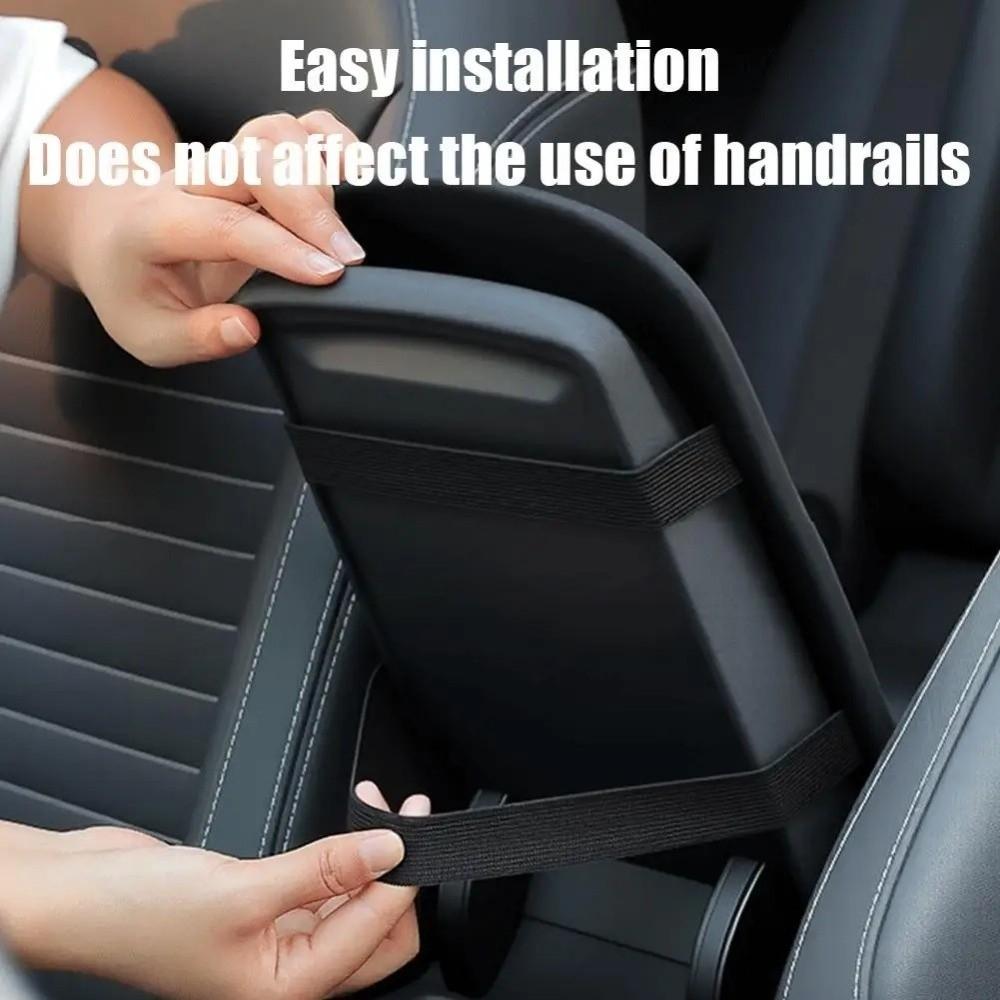 Soft Car Armrest Cushion Booster Pad Thicken Heightening Pad Car Armrest Pad For Central Console