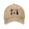 Anime Dorohedoro Masks Unisex Style Baseball Cap Distressed Washed Hats Cap Classic Outdoor Activities Headwear