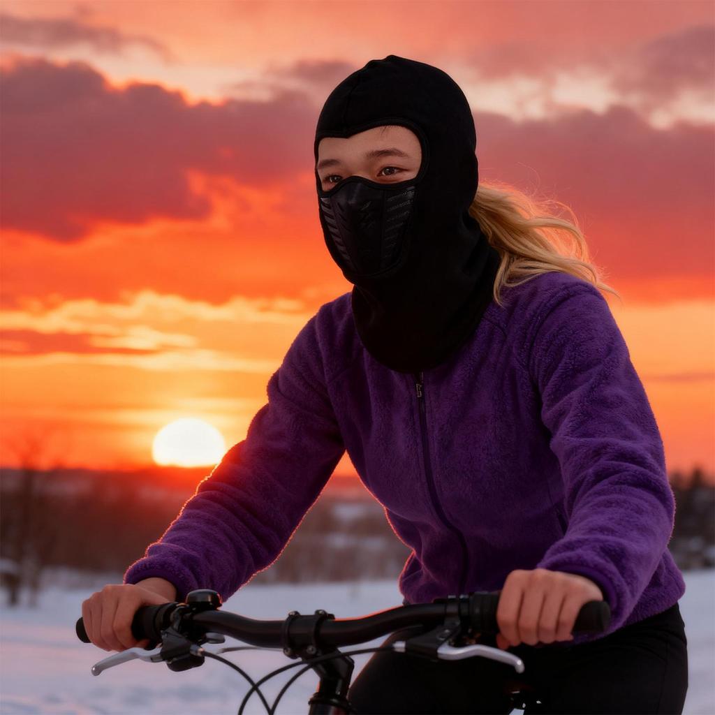 Riding Face Cover Warm Breathable Cold Weather Protector Scarf Men Women Winter Face Warmer For Fishing Cycling Mountaineering