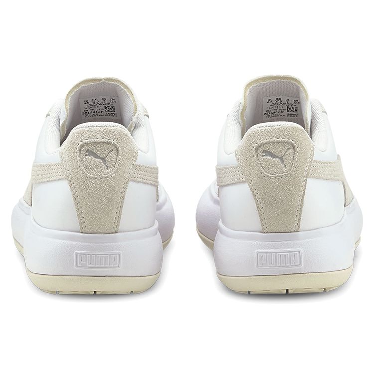 Puma Suede Mayu Leather Platform Low-Top Sneakers Women Sneakers White 382581-05