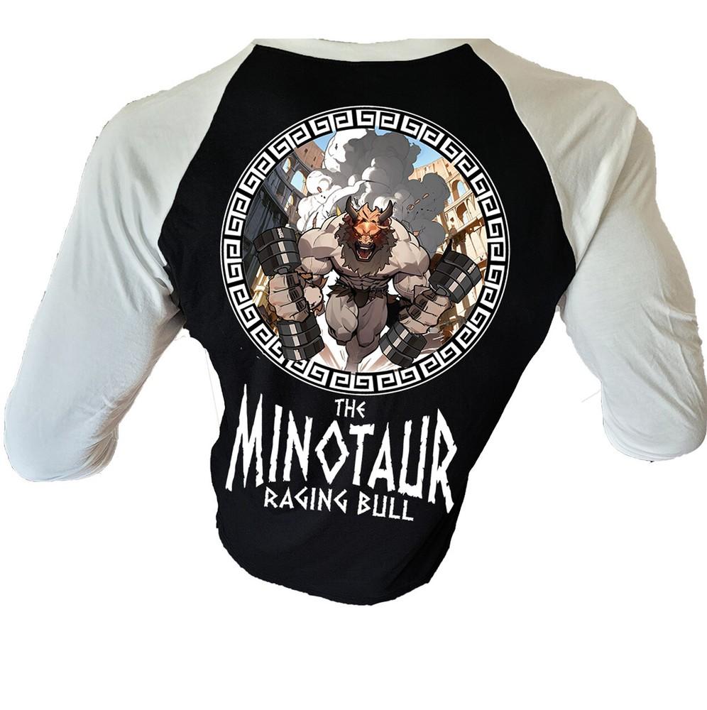 Iron Gods Minotaur Workout , Mens Raglan Shirt, Gym Clothing, Gym Outfit Unisex T-Shirt XXL