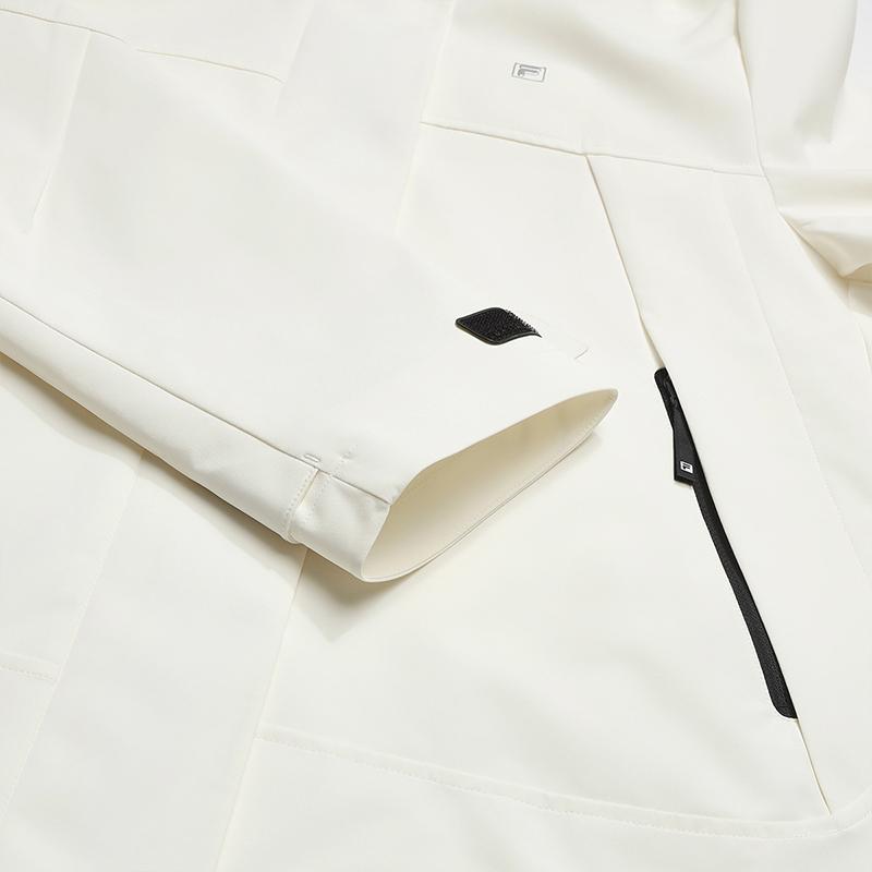 Fila White Casual Fashion Simple Warm Thick Loose Two-Piece Down Jacket Women Outerwear F11W543917FWT