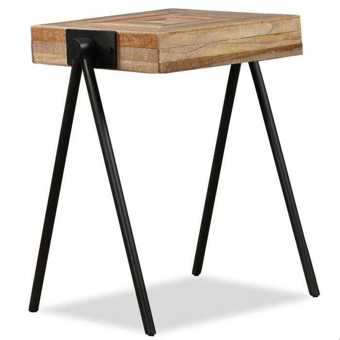 VidaXL Side Table Solid Reclaimed Teak