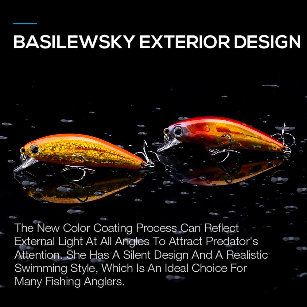 Minnow Wobbler Fishing Lures Jerkbait Perch Pesca 55Mm 6.5G Mini Sinking Artificial Hard Bait For Trout Bass Pike Tackle Quality