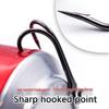 High Carbon Steel Double Hook Barbed Thunder Frog Claw Anchor Fishing Lure