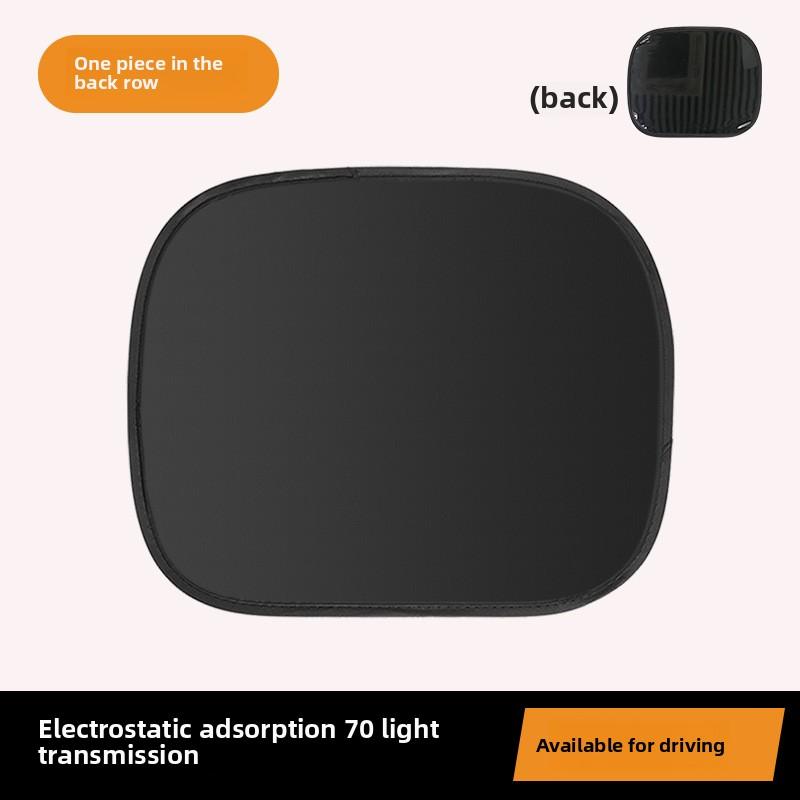 New Electrostatic Sun Visor for Car Side Window 4-Layer Sun Shade Curtains Anti-Glare UV-Blocker Auto Internal Blocker 99.9% UV