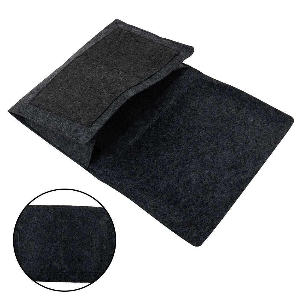 Bed Bedside Pocket Book Clamp Computer Felt Holder